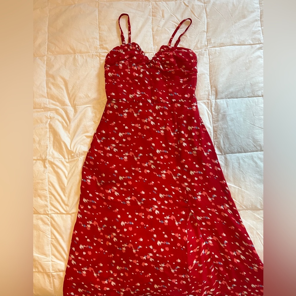 Vibrant Red Dress